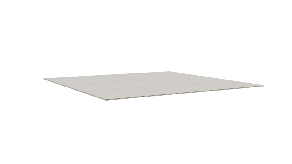 Minimalist White Floor Panel 3D - Professional 3D Model Render 13