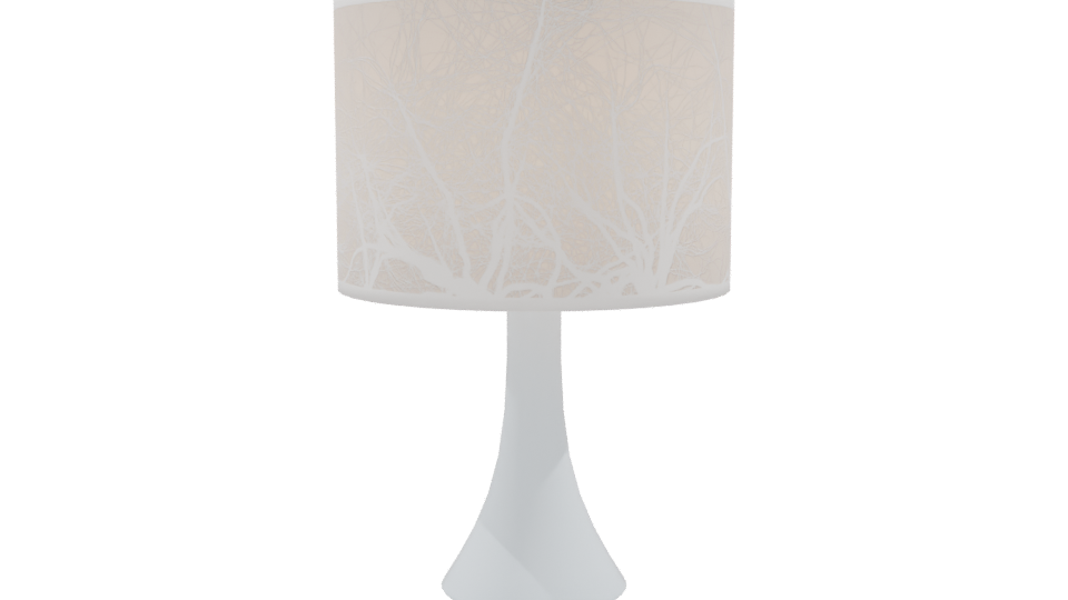 Stylish Touch Table Lamp 3D - Professional 3D Model Render 9