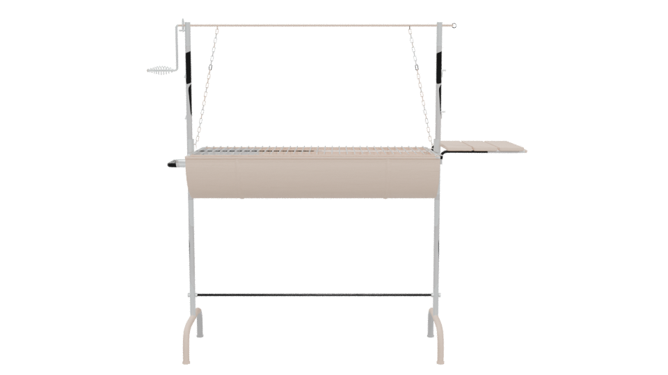 Heavy-Duty Outdoor BBQ Grill 3D - Professional 3D Model Render 5