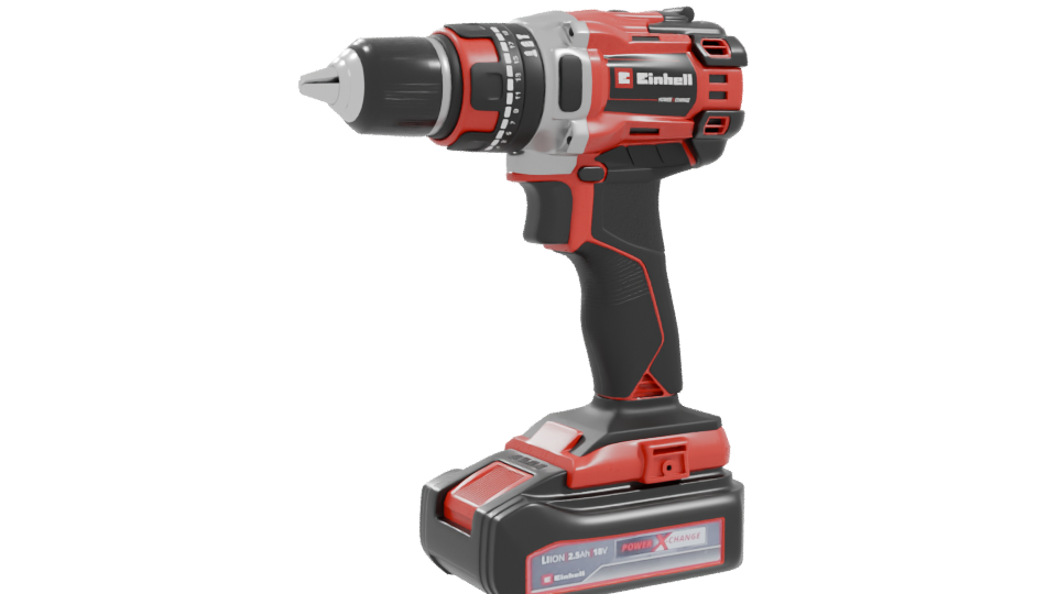 Cordless Power Tool 3D Model - Professional 3D Model Render 10