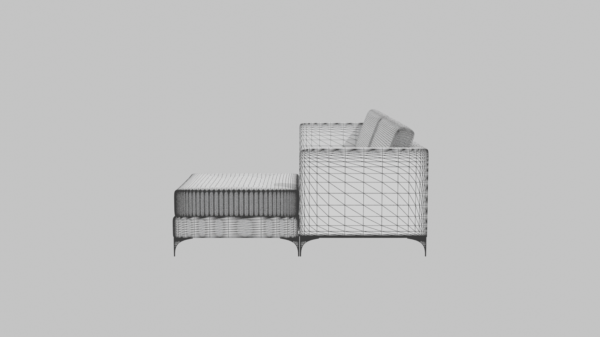 Contemporary Sectional Sofa Model 3D - Professional 3D Model Render 16