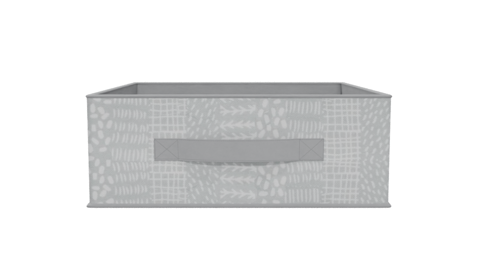 Stylish Fabric Storage Basket 3D - Professional 3D Model Render 5