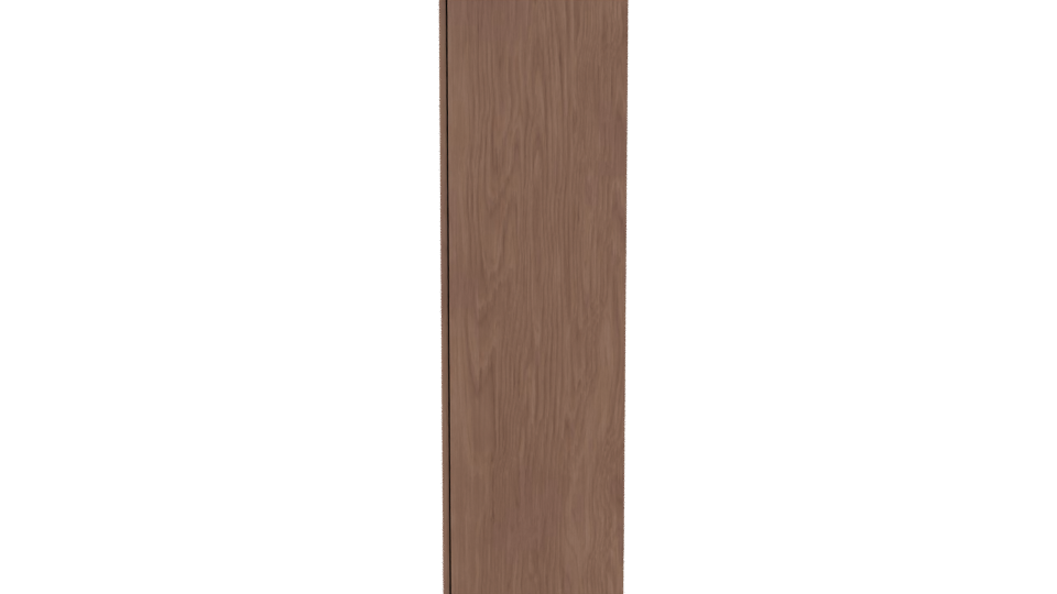 Stylish Wooden Storage Cabinet 3D - Professional 3D Model Render 2