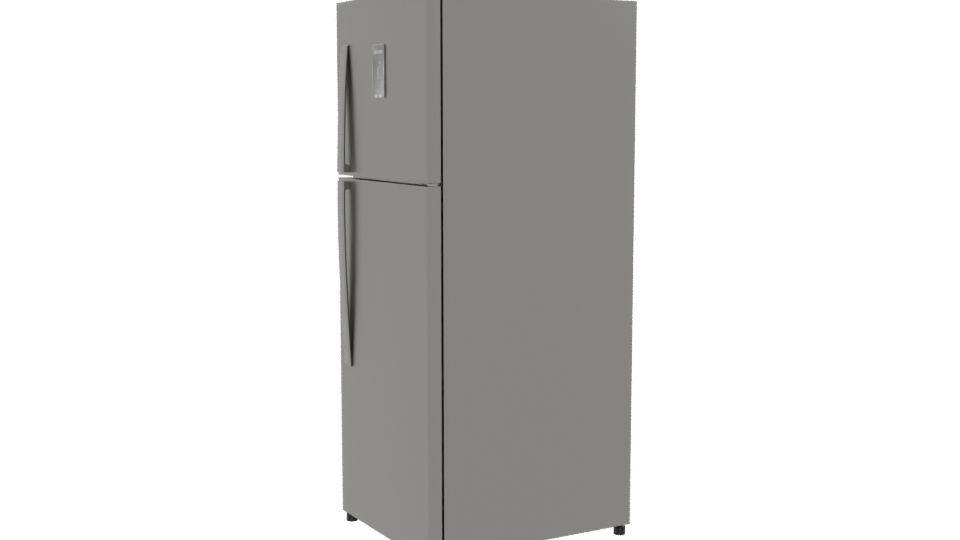 Sleek Stainless Steel Refrigerator 3D - Professional 3D Model Render 13