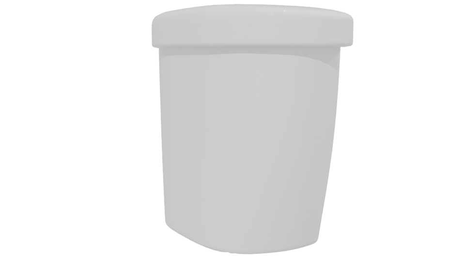 Minimalist White Pot 3D Model - Professional 3D Model Render 13