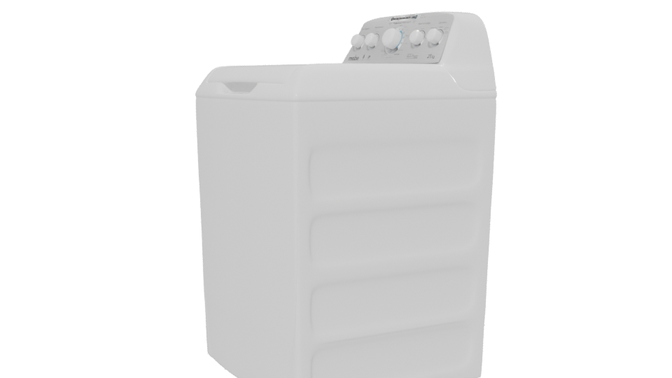 Stylish Top-Load Washing Machine 3D Model - Professional 3D Model Render 13