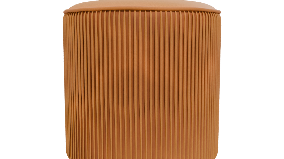 Stylish Modern Pouf 3D Model - Professional 3D Model Render 12