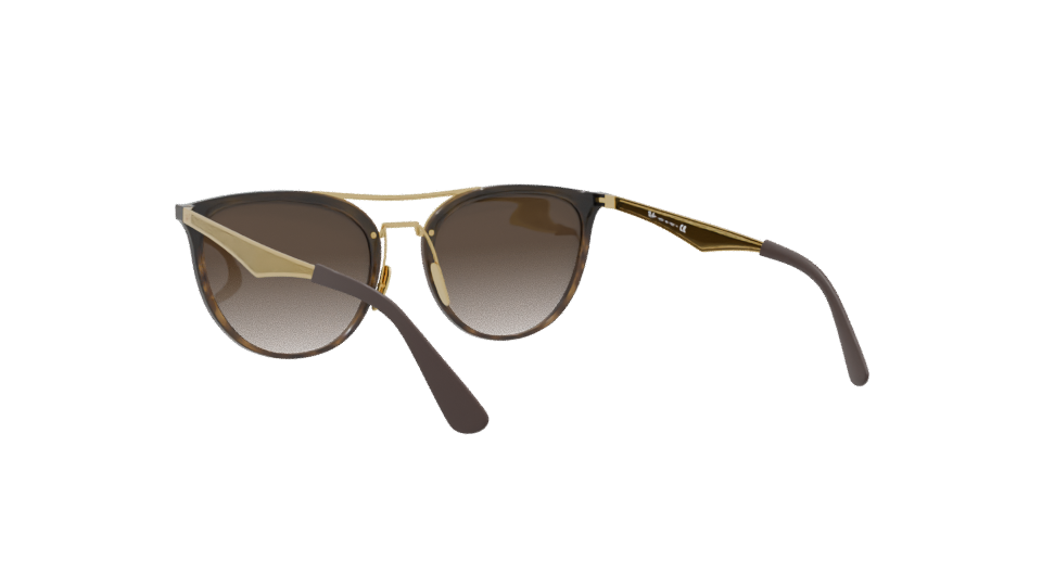 Stylish Rounded Frame Sunglasses 3D Model - Professional 3D Model Render 4
