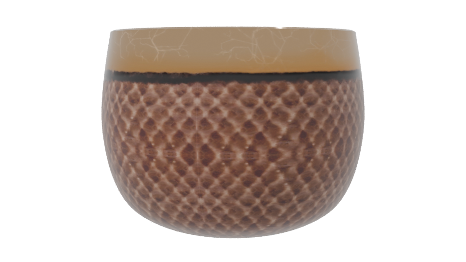 Stylized Decorative Container Model - Professional 3D Model Render 7