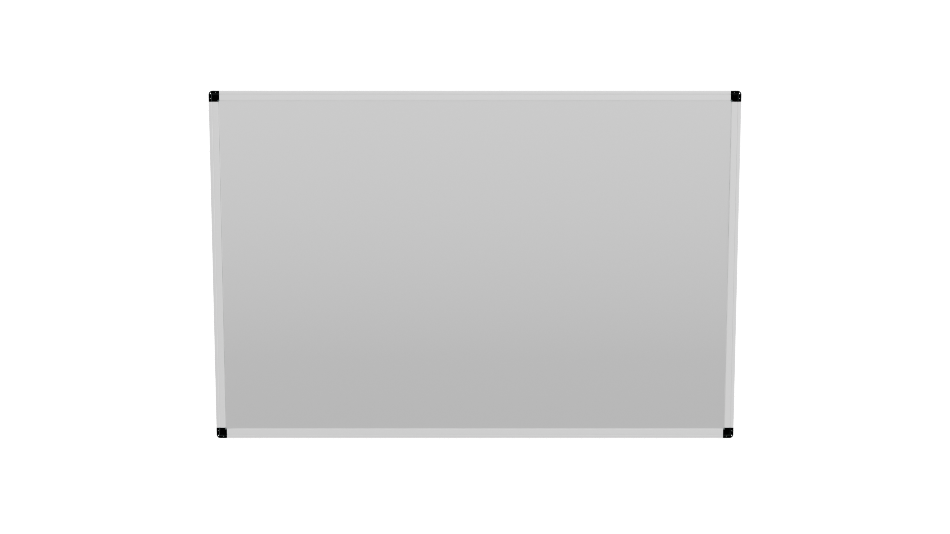 Minimalist Blank Display Board 3D - Professional 3D Model Render 11