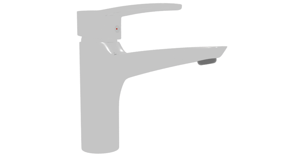 Sleek Modern Kitchen Faucet 3D - Professional 3D Model Render 12