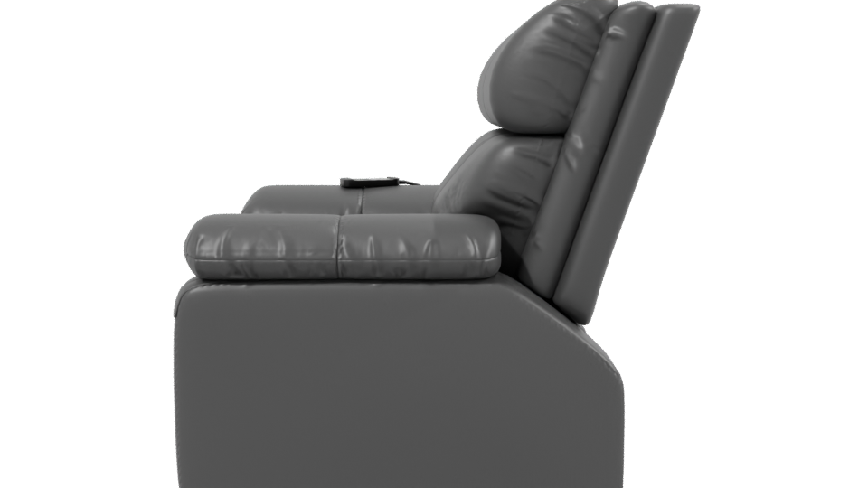 Stylish Modern Recliner Chair 3D - Professional 3D Model Render 2