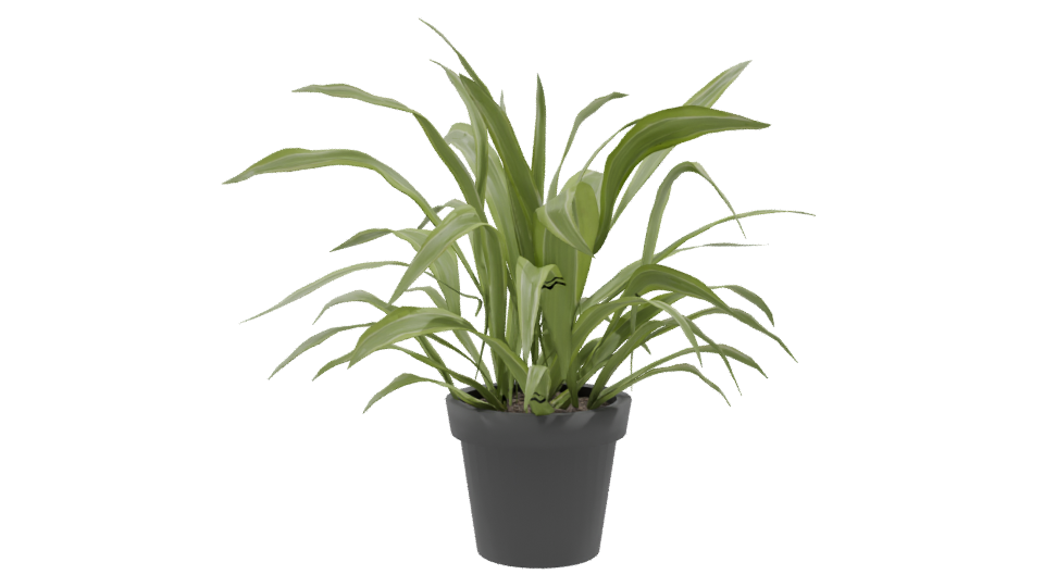 Artificial Plant in Pot 3D Model - Professional 3D Model Render 9