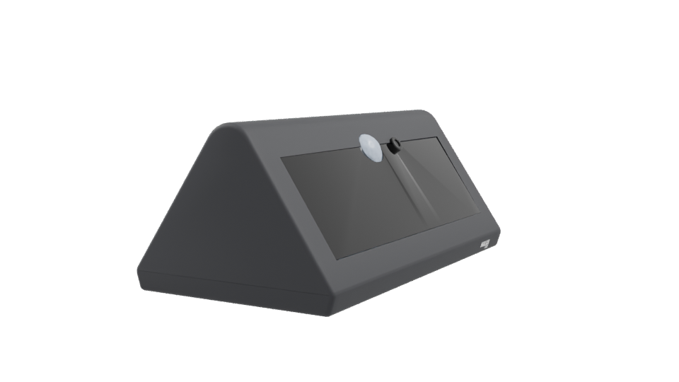 Sleek Outdoor Solar Light - Professional 3D Model Render 9