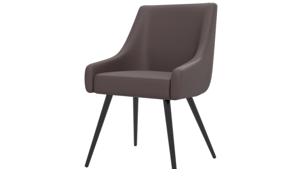 Contemporary Fabric Accent Chair 3D Model - Professional 3D Model Render 12
