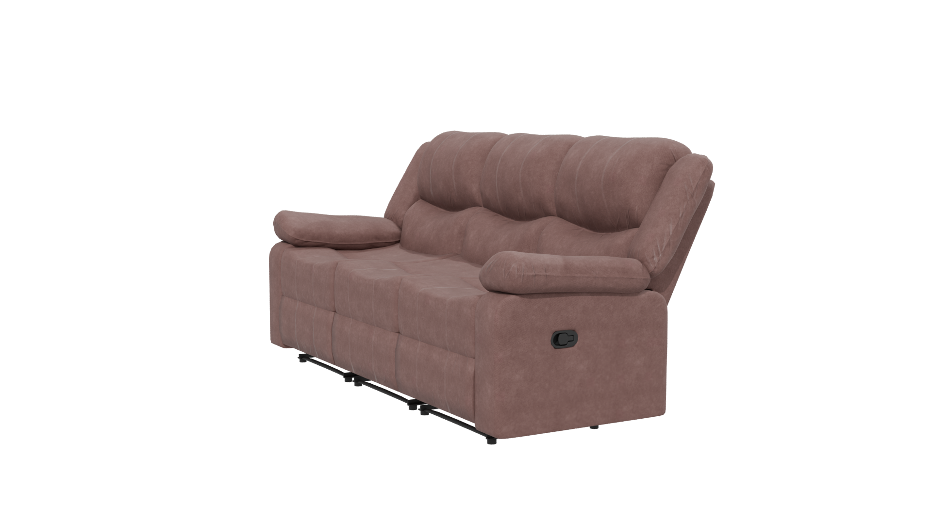 Contemporary Reclining Sofa Model - Professional 3D Model Render 13