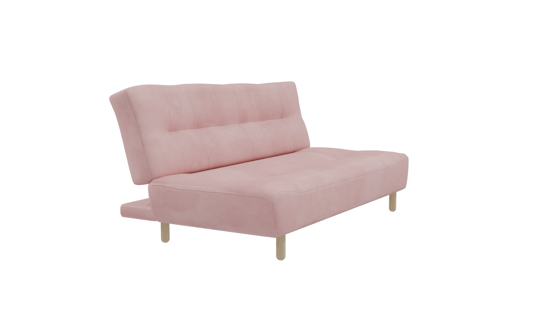 Stylish Pink Sofa Model - Professional 3D Model Render 9