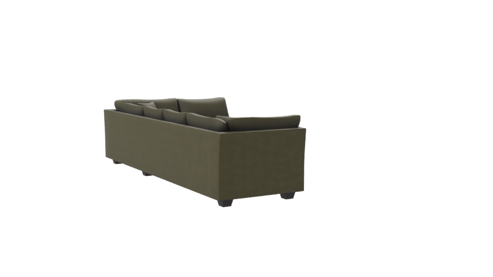 Contemporary L-Shaped Sofa 3D - Professional 3D Model Render 7
