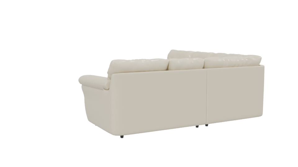 Modular Roma Beige Sofa 3D Model - Professional 3D Model Render 13
