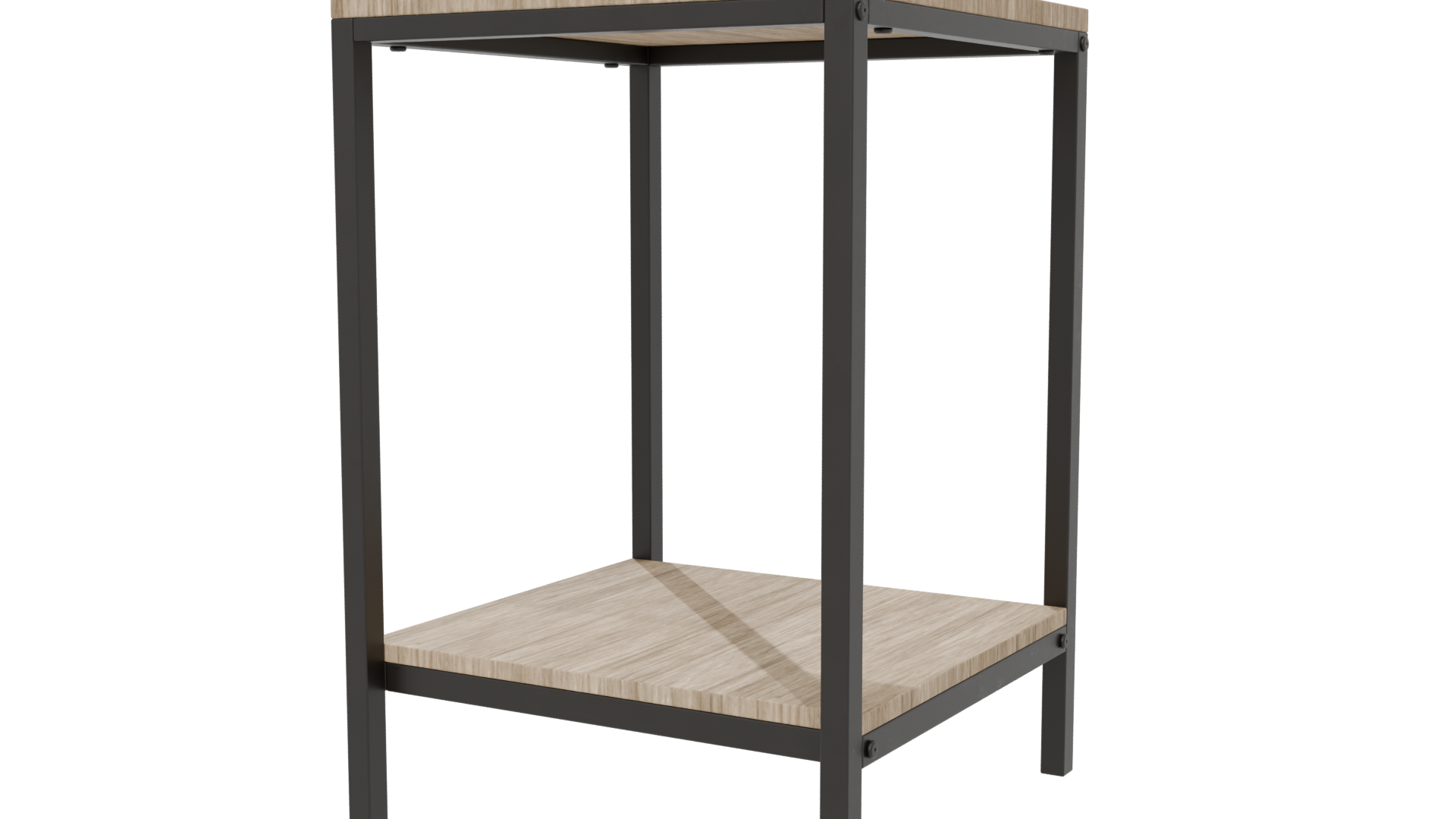 Minimalist Wooden Storage Table 3D - Professional 3D Model Render 6