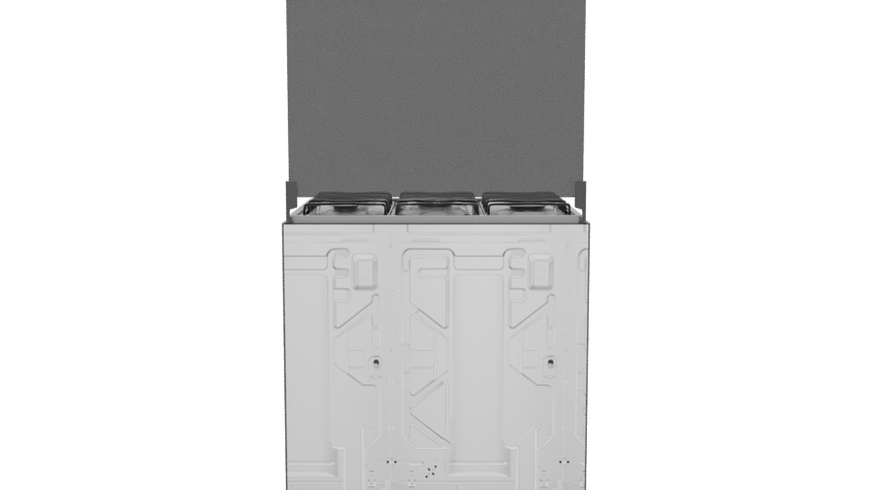 Stylish Gas Range Appliance 3D - Professional 3D Model Render 5