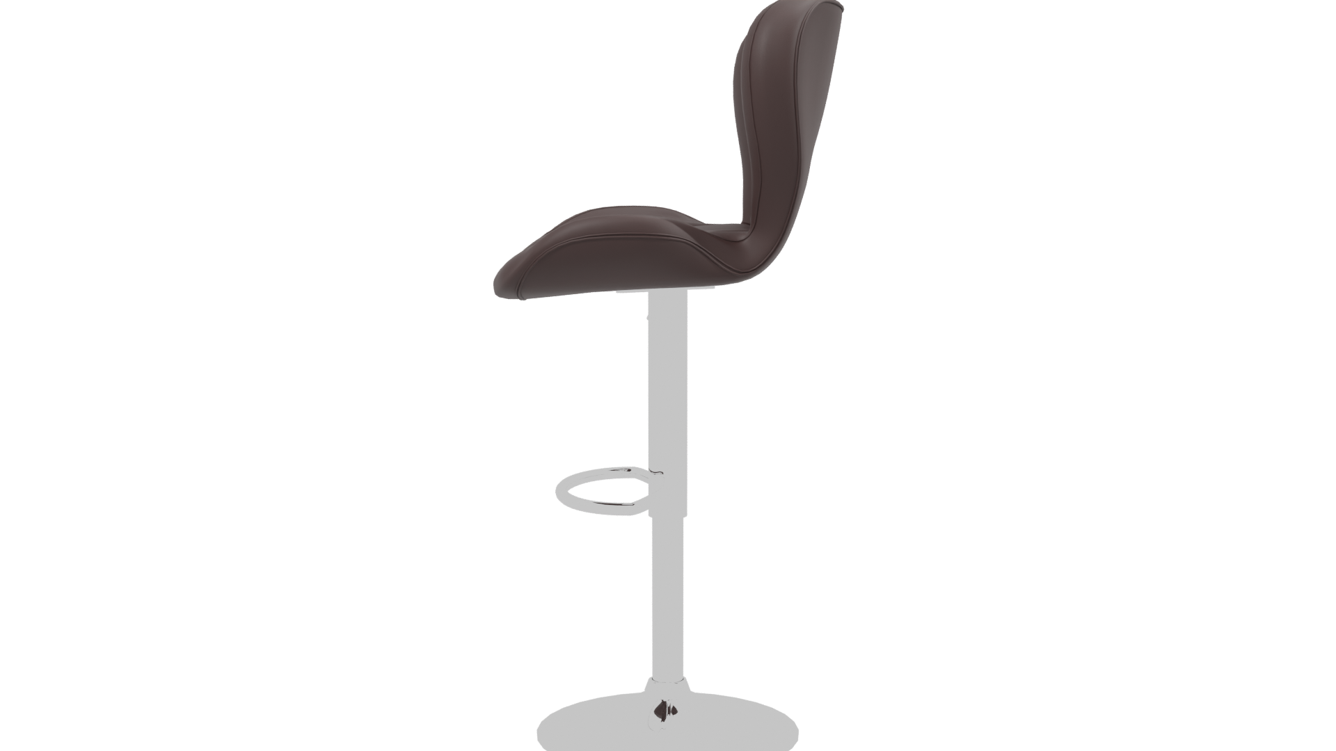 Stylish Modern Bar Stool 3D Model - Professional 3D Model Render 2