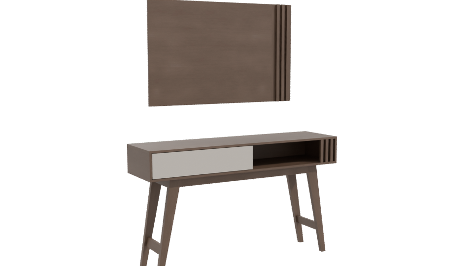 Minimalist Vanity Table Model 3D - Professional 3D Model Render 10