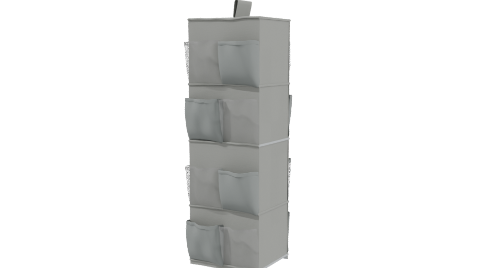 Tie Hanging Organizer 3D Model - Professional 3D Model Render 3