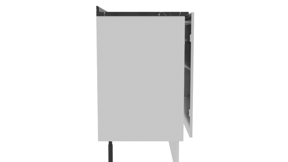 Stylish Modern Kitchen Cabinet 3D - Professional 3D Model Render 8