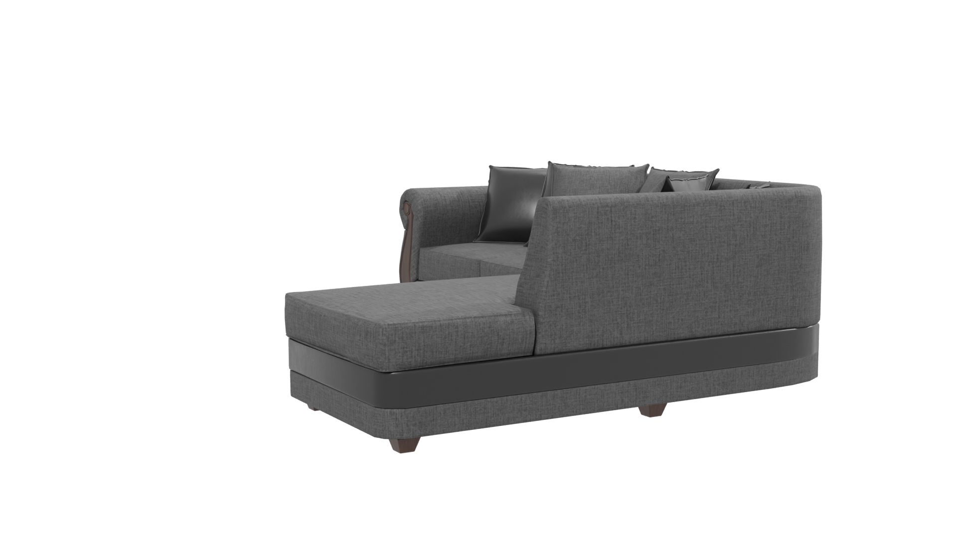 Stylish Corner Sofa 3D Model - Professional 3D Model Render 13