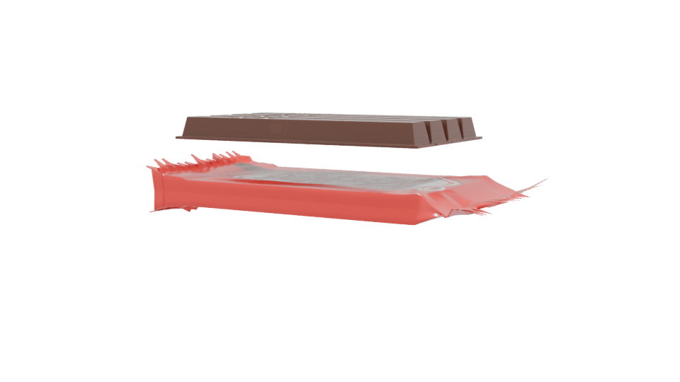 Stylized Snack Wrapper 3D Model - Professional 3D Model Render 9