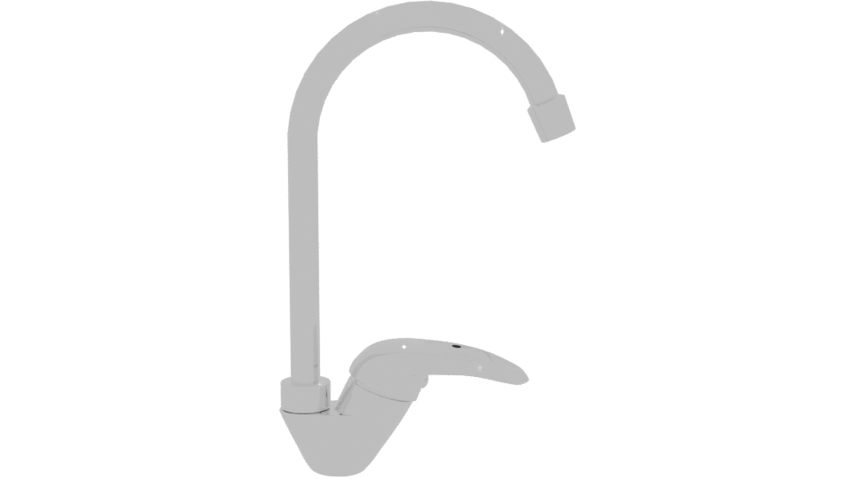 Stylish Kitchen Faucet 3D Model - Professional 3D Model Render 11