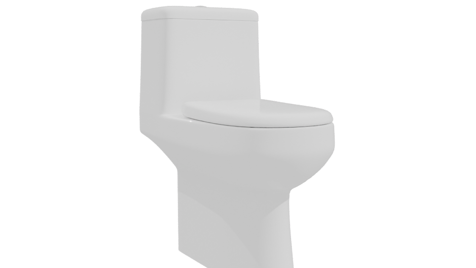 Stylish Modern Toilet 3D Model - Professional 3D Model Render 10