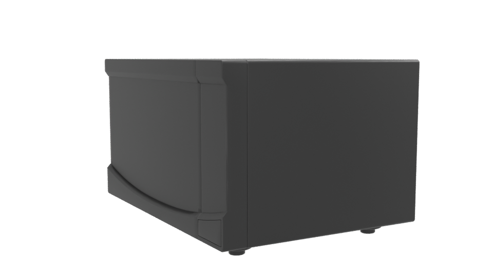 Sleek White Microwave 3D Model - Professional 3D Model Render 13