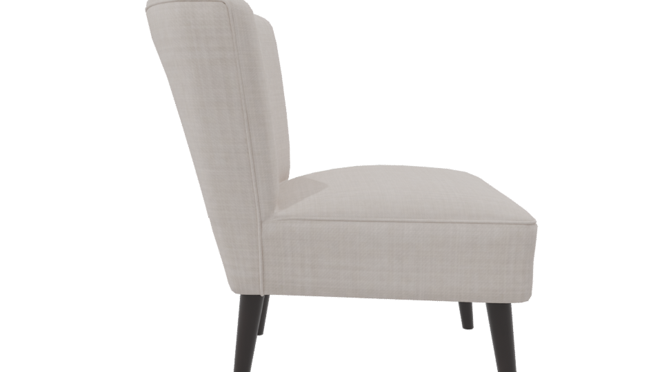 Elegant Modern Accent Chair 3D Model - Professional 3D Model Render 8