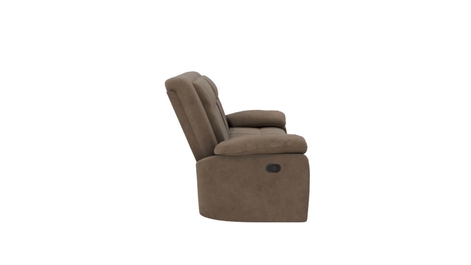Contemporary Reclining Sofa 3D Model - Professional 3D Model Render 8