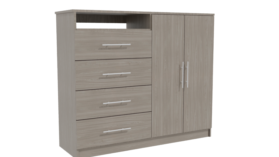 Stylish Storage Cabinet 3D Model - Professional 3D Model Render 10