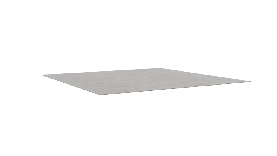 Gray Floating Floor Model 3D - Professional 3D Model Render 7