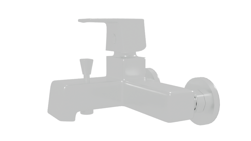Modern Shower Tub Faucet 3D - Professional 3D Model Render 13