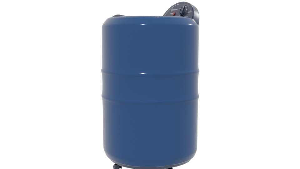 Stylized Industrial Water Tank Model - Professional 3D Model Render 13