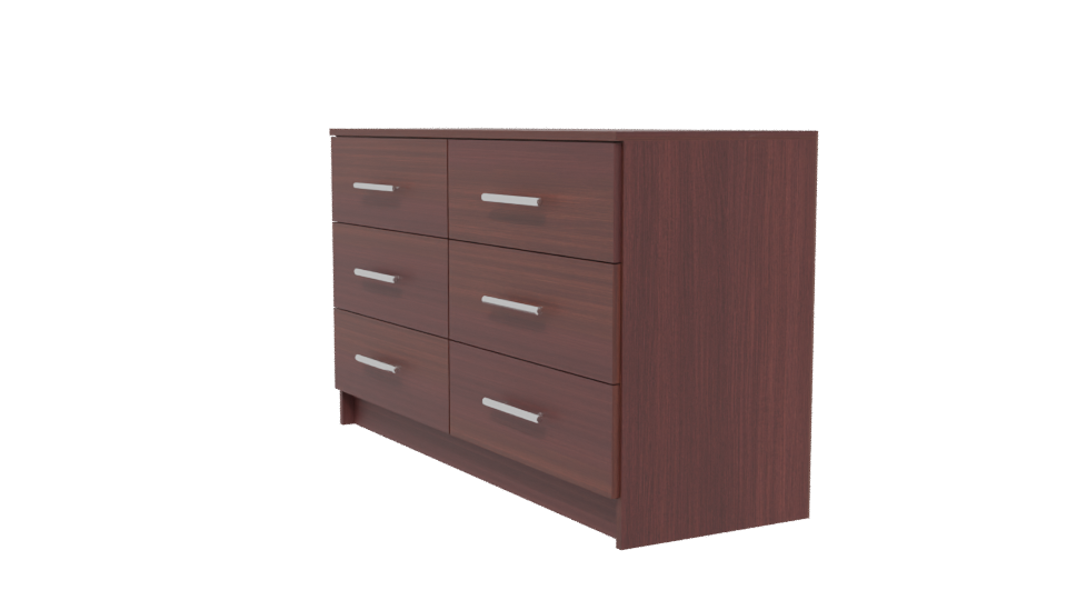 Altair Wenge Modern Dresser 3D - Professional 3D Model Render 13