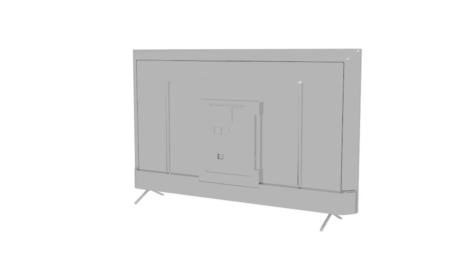 Sleek Flat Screen Television 3D Model - Professional 3D Model Render 6