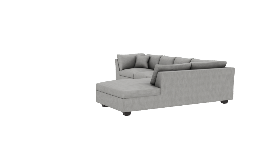 Luxurious Modern Sectional Sofa - Professional 3D Model Render 13