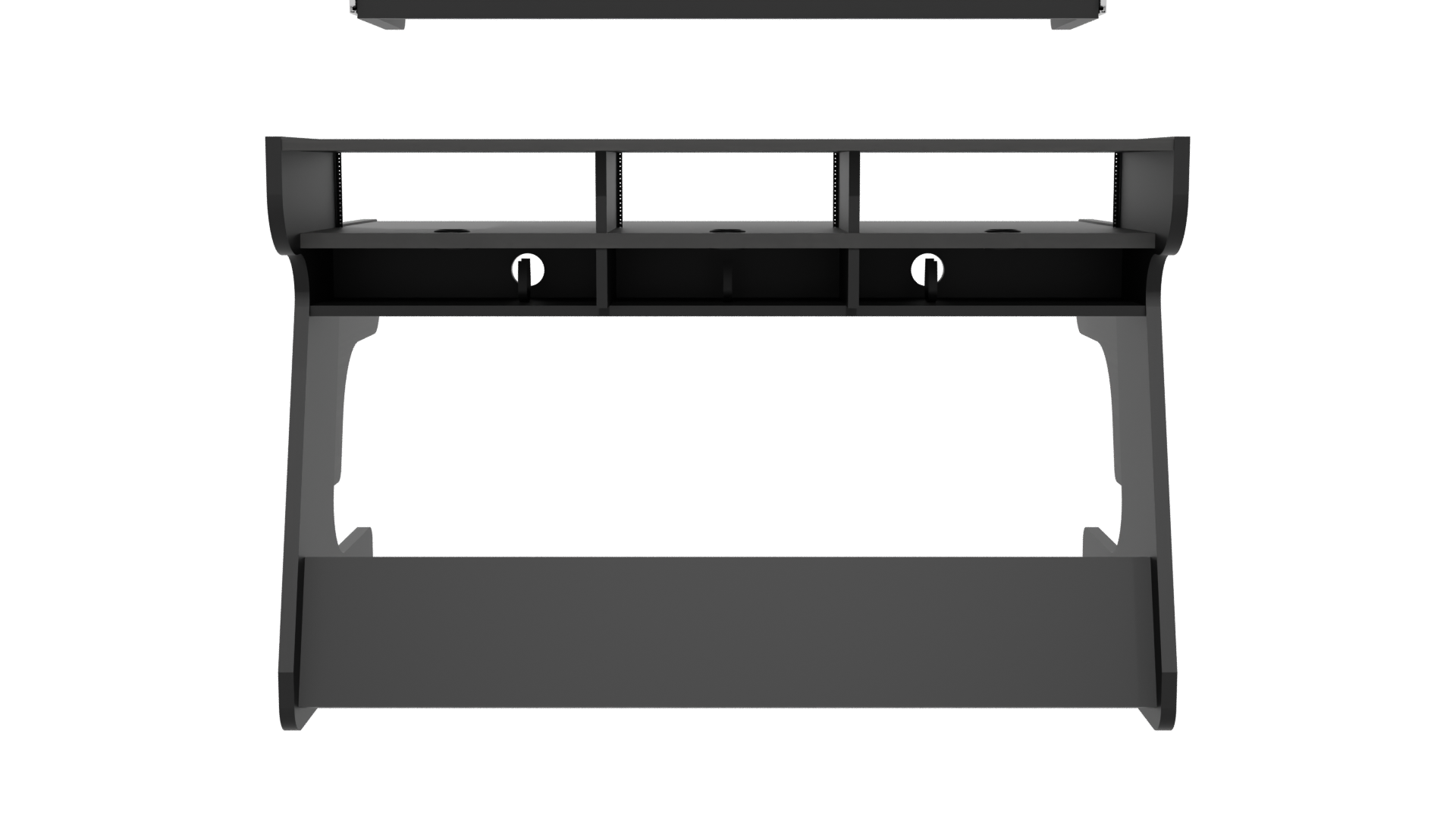 Stylish Modern Office Desk 3D Model - Professional 3D Model Render 5