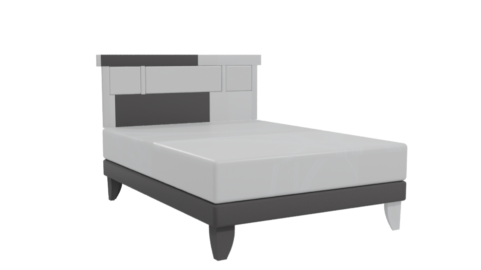 European Orthopedic Double Bed 3D - Professional 3D Model Render 10
