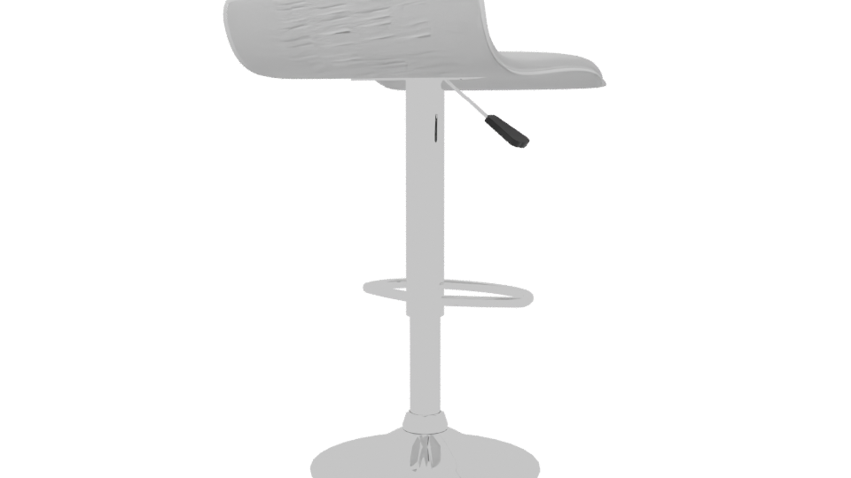 Stylish Bar Stool 3D Model - Professional 3D Model Render 6