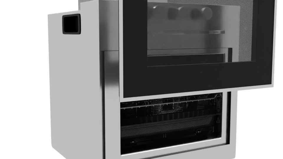 Sleek Built-In Electric Oven 3D Model - Professional 3D Model Render 10