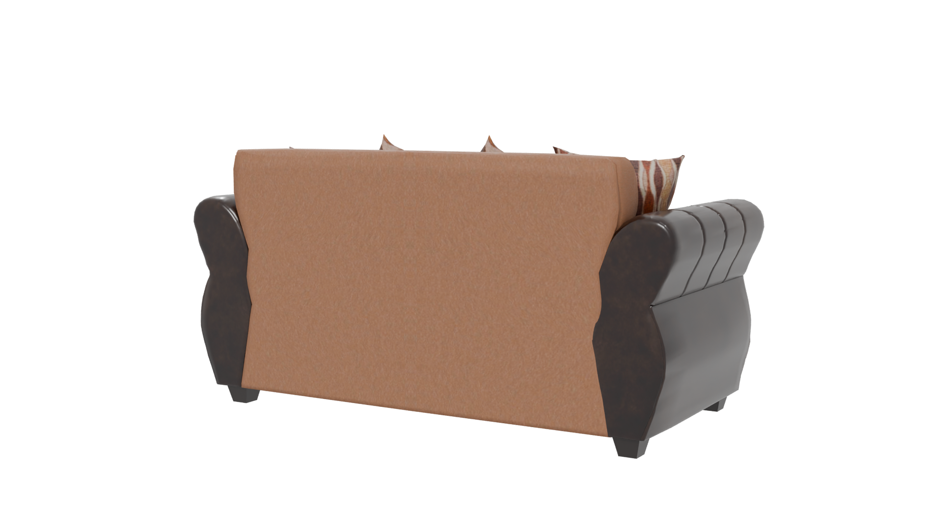 Elegant Brown Sofa 3D Model - Professional 3D Model Render 6