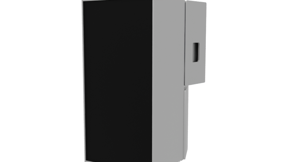 Modern Refrigerator 3D Model - Professional 3D Model Render 6