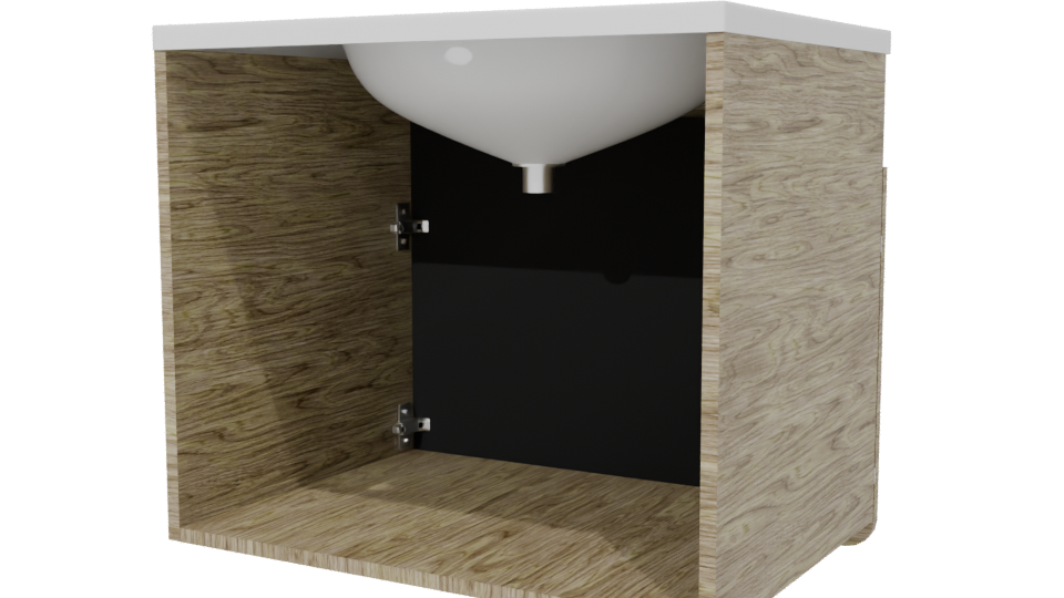 Elegant Modern Console Table 3D - Professional 3D Model Render 6